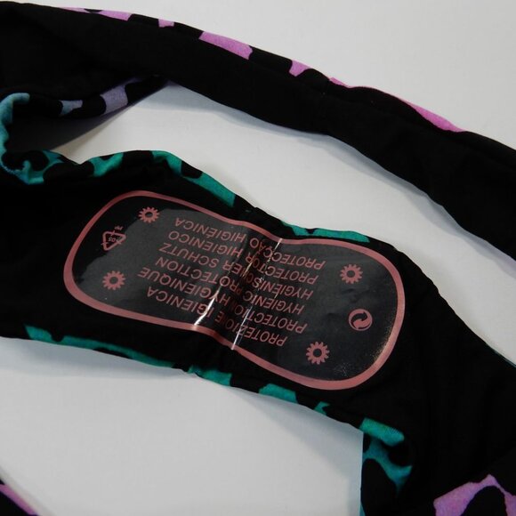 THE ATTICO Bikini Bottom Size S Multicolor Gradient Animal Print NEW - Picture 5 of 5